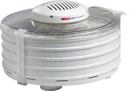 Front. Nesco - Dehydrator and Jerky Maker - White.