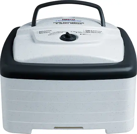 Front. Nesco - Square Dehydrator and Jerky Maker - White.