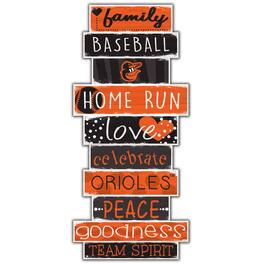 Fan Creations - Baltimore Orioles 5'' x 24'' Celebrations Stack Sign - Multicolor