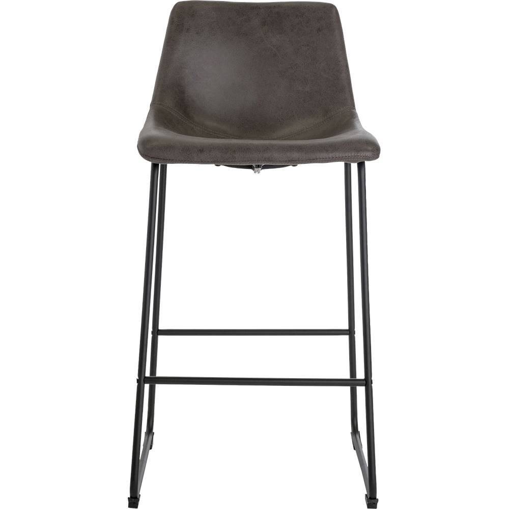 Alt View 11. Finch - Jackson Microfiber Cafe Bar Stools (Set of 2) - Brown.