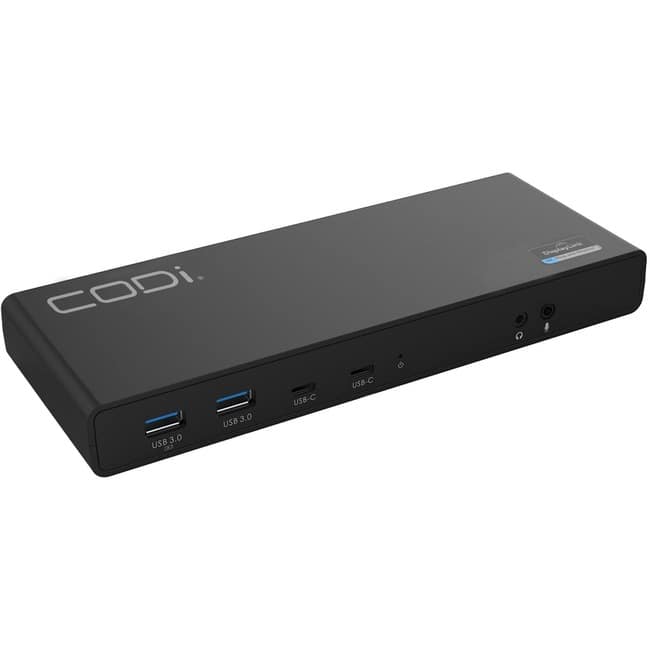 CODi - Centro1200 Dual 4K Universal USB-C Docking Station - Connect two 4K monitors and multiple devices-features HDMI