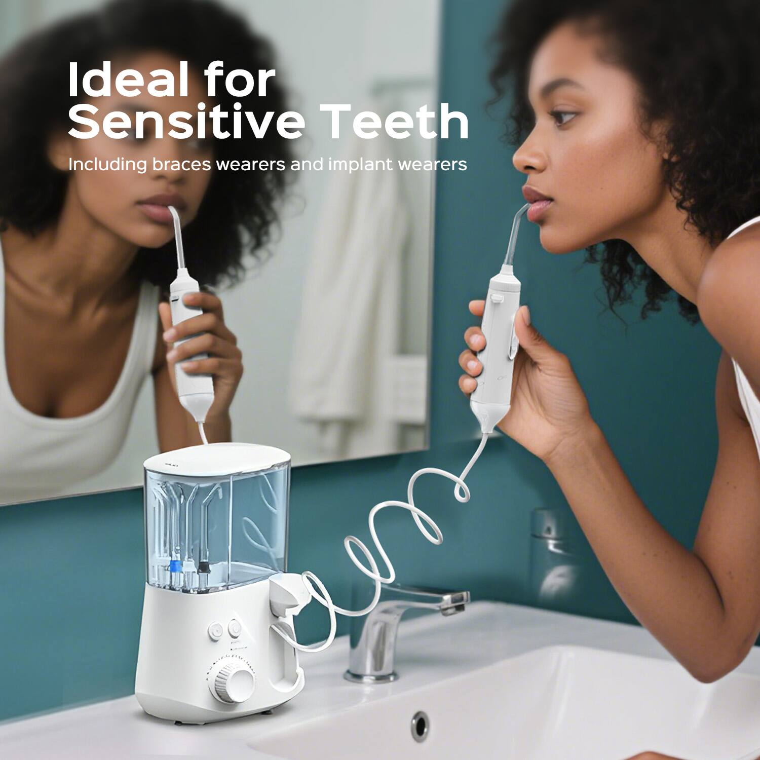 Ideal for Sensitive Teeth  
Including braces wearers and implant wearers