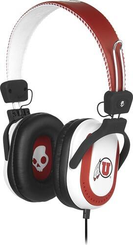 Angle Standard. Skullcandy - University of Utah Utes Agent Over-the-Ear Headphones.
