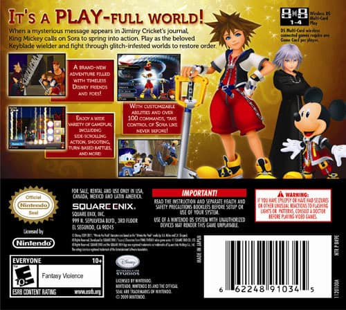 Kingdom hearts deals nintendo ds