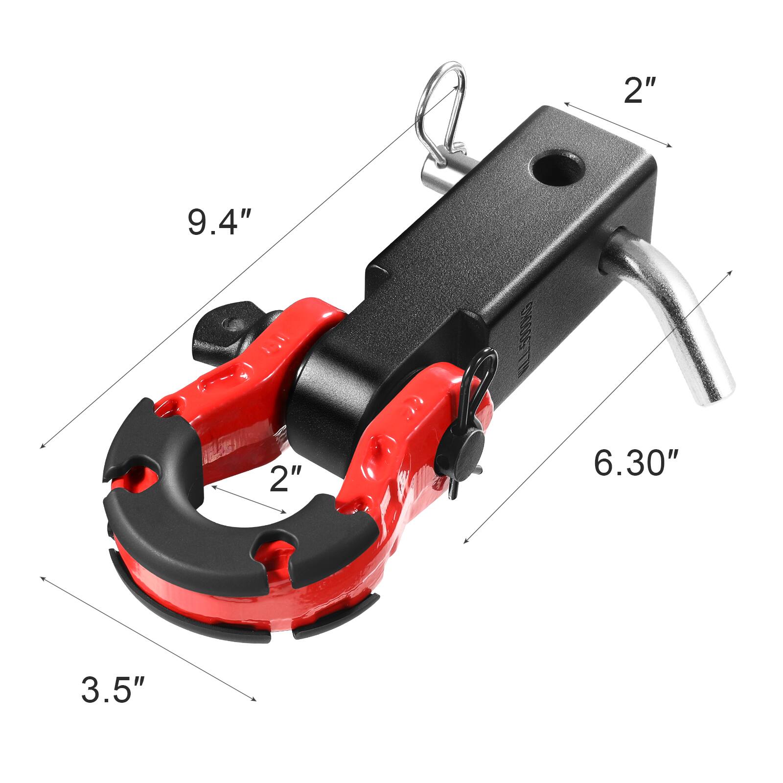 - 2"
- 9.4"
- 2"
- 6.30"
- 3.5"