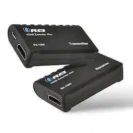 Orei - 1080p HDMI™ Extender - 130ft (cat6)-EX-130C - Black