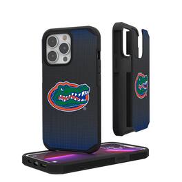 Keyscaper - NCAA - Florida Gators Linen Logo iPhone Rugged Case - 15 - Black