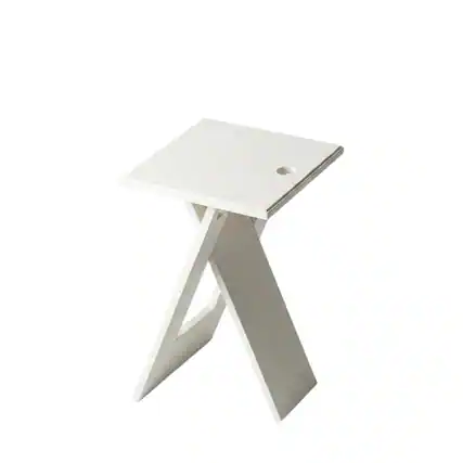 Front. Butler Specialty - Hammond Folding Side Table - White.