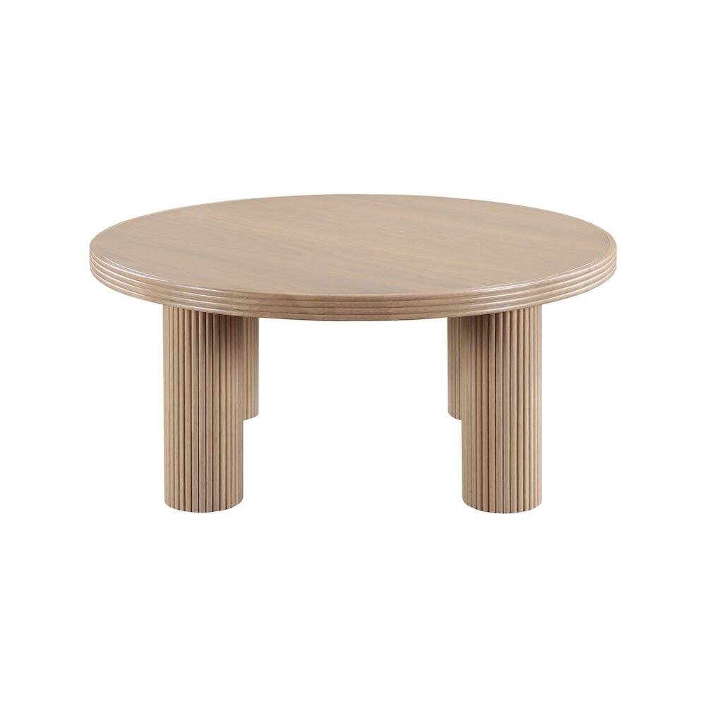 Alt View 1. Meridian Furniture - Hayden Natural Oak Coffee Table - Brown.