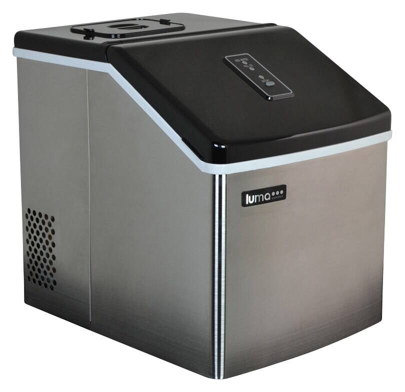 Luma Comfort 15 28 Lb Compact Portable Ice Maker Stainless Steel