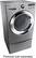 Alt View 3. LG - SteamDryer 7.3 Cu. Ft. 9-Cycle Ultralarge Capacity Steam Electric Dryer - Graphite Steel.