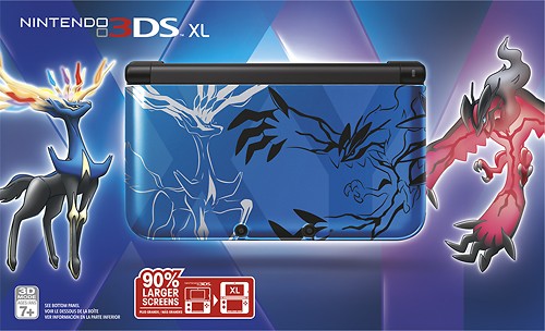 nintendo 3ds xl pokemon xy limited edition blue