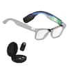 Front. PRISMXR - Carina C2 Wearable Battery Pack for Ray-Ban Meta Wayfarer Large (53-22-155) - Black.