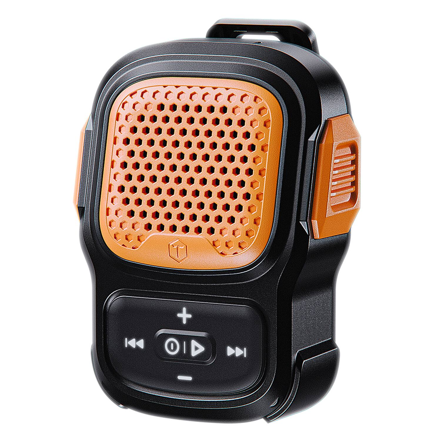Front. ToughTested - Toughtested Tt-sp-mcom Magna Comm Wearable Bluetooth Speaker With Microphone, Tt-sp-mcom - Black.