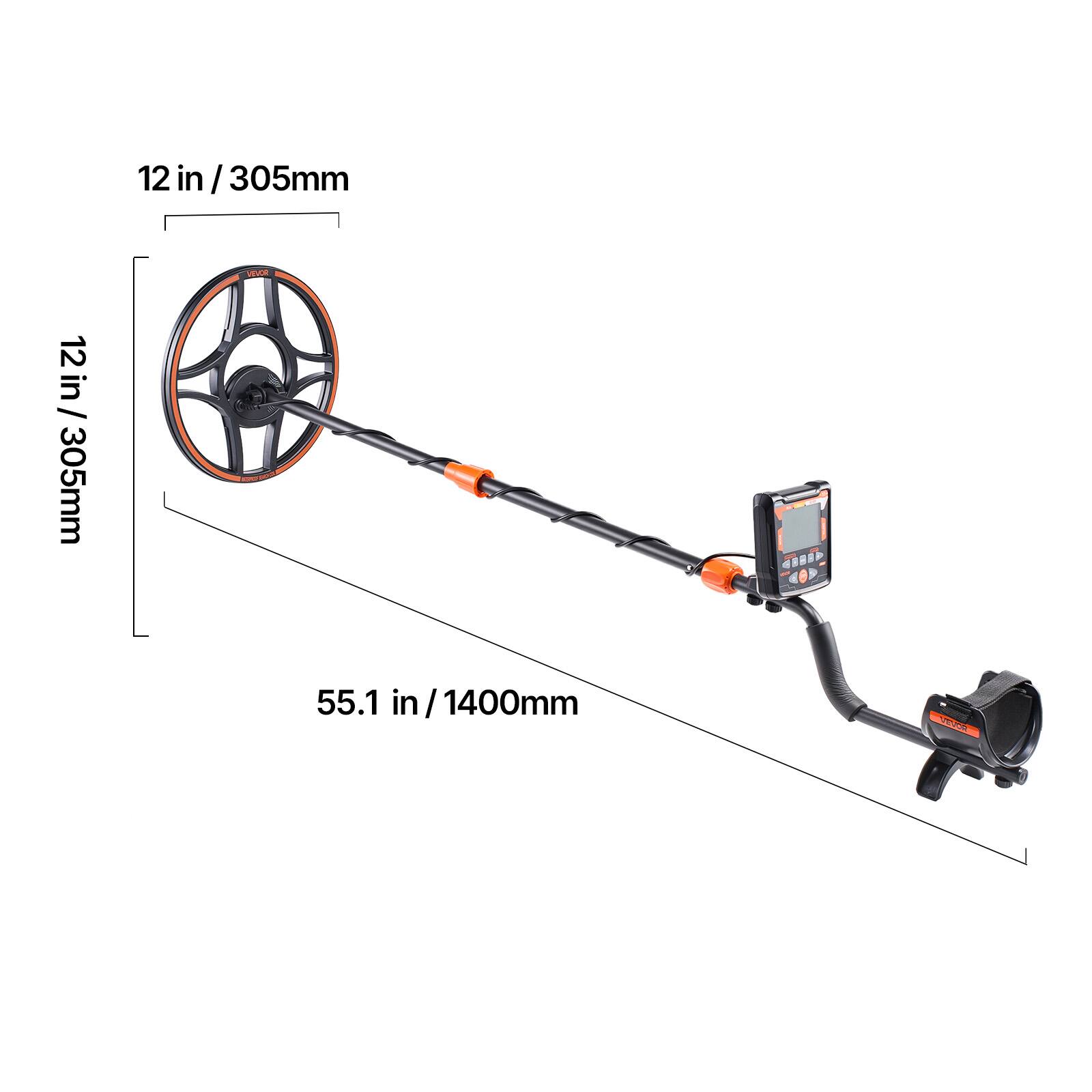 VEVOR Metal Detector for Adults, 12