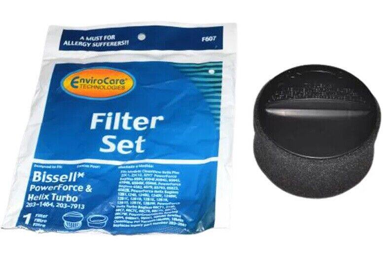 A MUST FOR ALLERGY SUFFERERS!!  
F607  
EnviroCare TECHNOLOGIES  
Filter Set  

Bissell* PowerForce & Helix Turbo  
203-1464, 203-7913  
1 Filter  

WTI