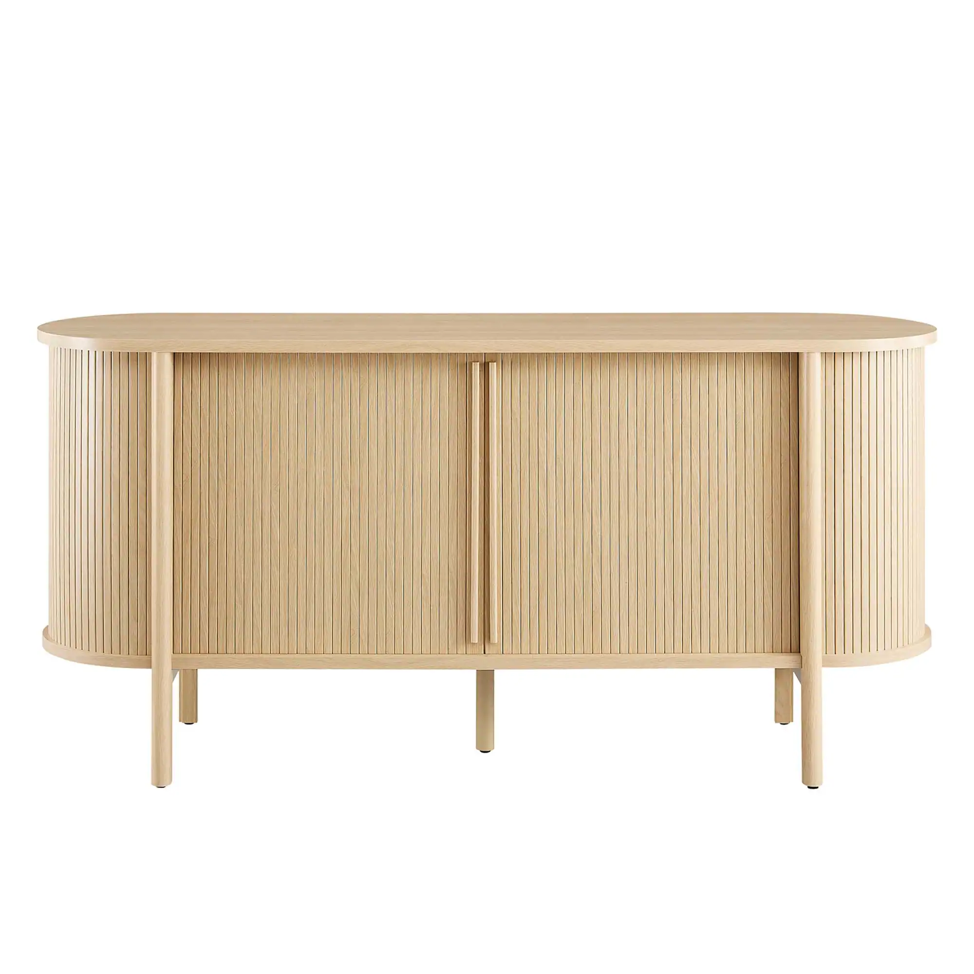 Alt View 4. Modway - Cadence 63" Curved Sideboard by Modway - Oak.
