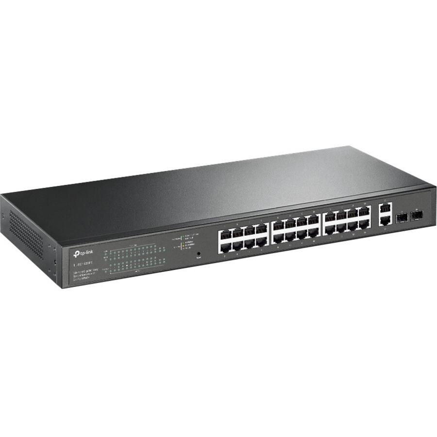 Alt View 5. TP-Link - TP-Link TL-SG1428PE - 28-Port Gigabit Easy Smart Switch with 24-Port PoE+ - Limited Lifetime Warranty - 28 Ports - Unknown.
