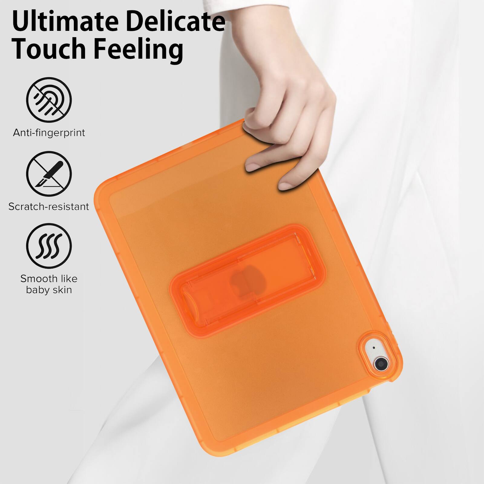 Ultimate Delicate Touch Feeling

- Anti-fingerprint
- Scratch-resistant
- Smooth like baby skin