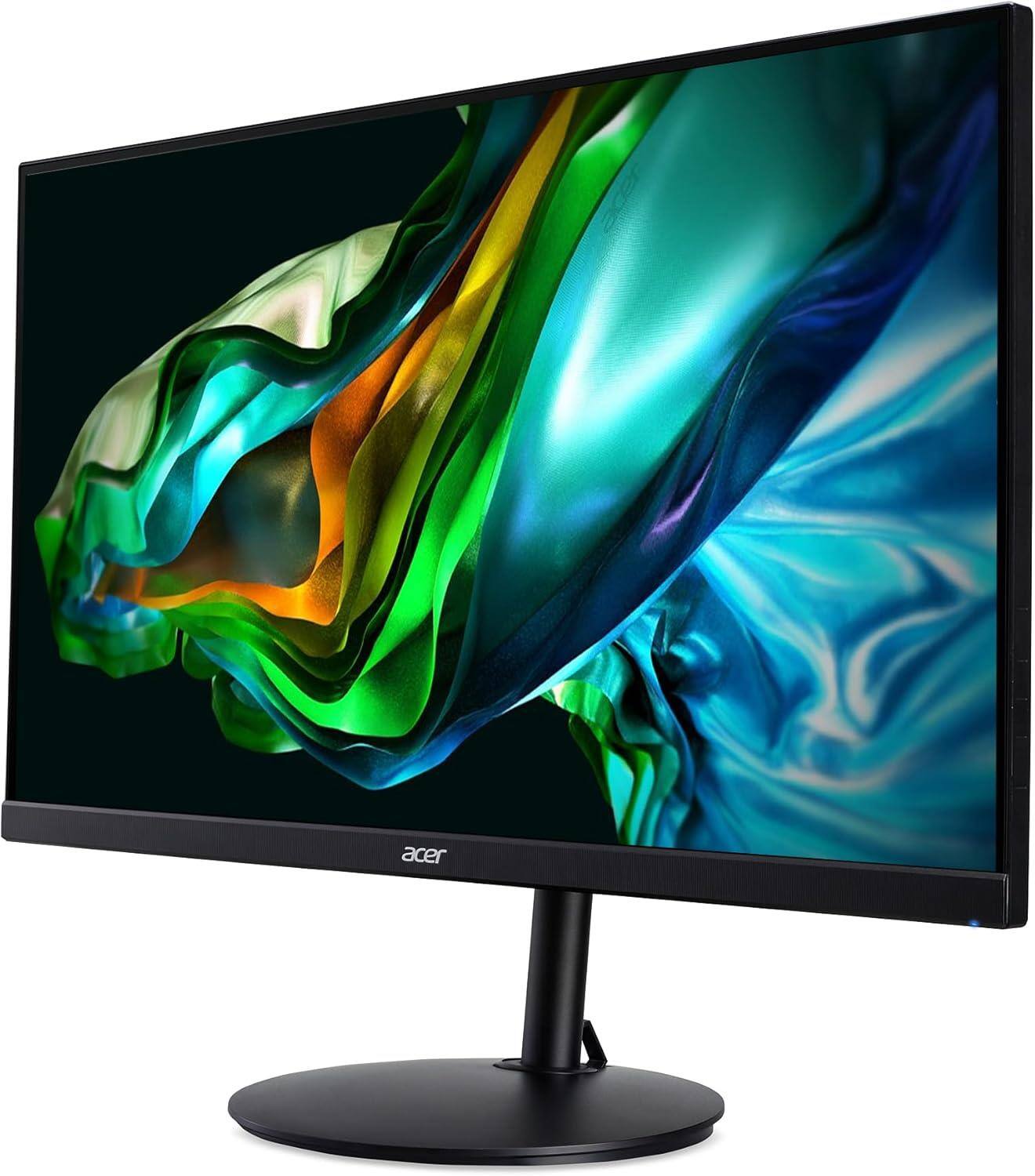 Left. Acer - CB272 E 27" IPS Monitor 100Hz 1920x1080 FullHD 1ms 250Nit HDMI DisplayPort - Black.