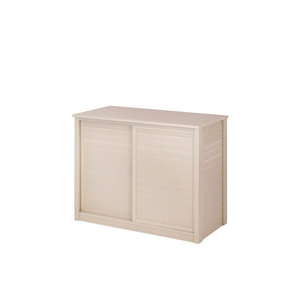 Angle. New Age Pet - New Age Pet ECOFLEX 36" Versa Multi-Purpose Cabinet Stand - Maple - Maple.
