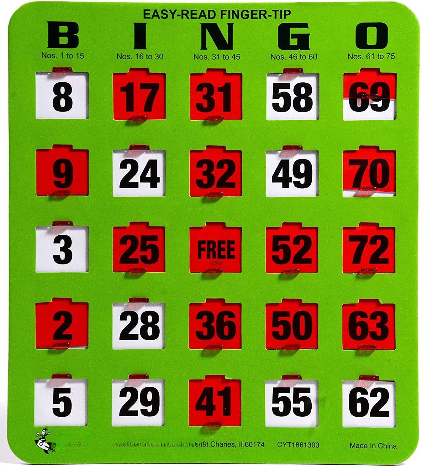 EZTW1 - Regal - Shutter Slide Only 8 X 9 5-ply Cardstock Easy To Read No Duplicates Sliding Windows For Large Groups Bulk - 200 Pack