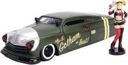 Jada Toys - DC Comics Bombshells Harley Quinn & 1951 Mercury Die-cast Car, 1: 24Scale Vehicle & 2.75 Collectible - Mulitcolor