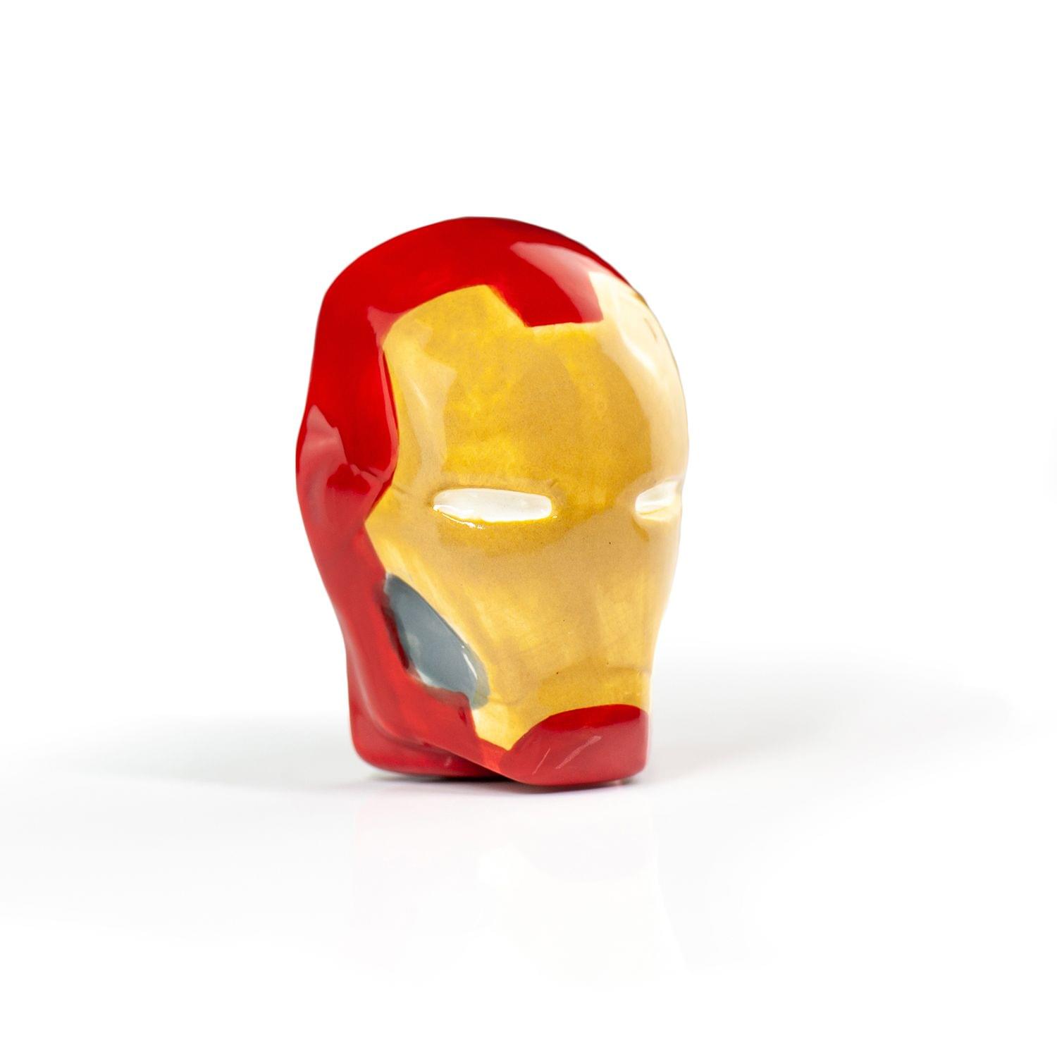 Alt View 1. Surreal Entertainment - Iron Man Refrigerator Magnet | 3D Superhero Collectible Magnet | 2 Inches Tall - Gold.
