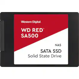 Western Digital - WD Red SA500 WDS100T1R0A 1TB Solid State Drive - 2.5" Internal - SATA (SATA/600) - 600 TB TBW - 560 MB/s Maximum Read