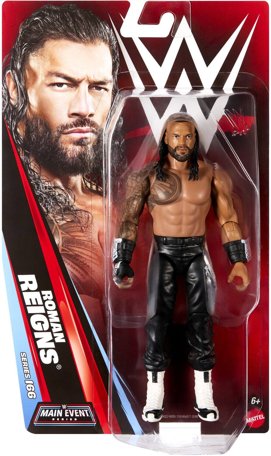 WWE ROMAN REIGNS SERIES 166 MAIN EVENT  
THJ22-09 THJ22-0910-1103466077-DOM  
6+  
MATTEL