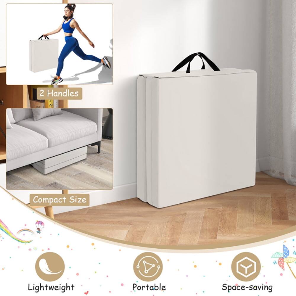 2 Handles  
Compact Size  
Lightweight  
Portable  
Space-saving