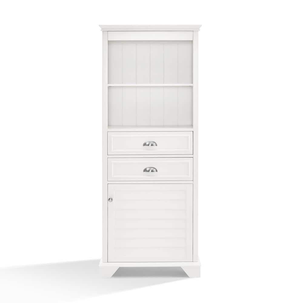 Crosley Furniture - Lydia Tall Storage Cabinet - White