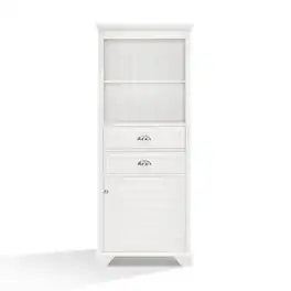 Crosley Furniture - Lydia Tall Storage Cabinet - White