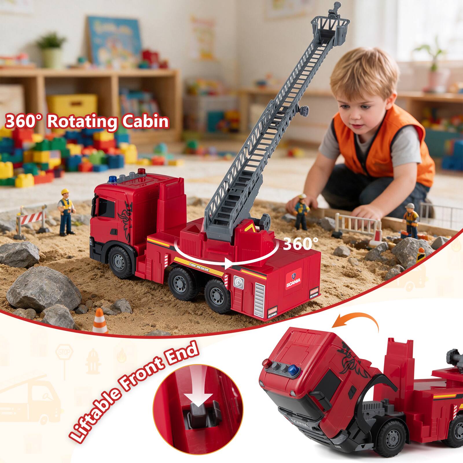 360° Rotating Cabin

FOX RESCUE

SCANIA MADE

Liftable Front End