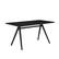 Left Zoom. Walker Edison - Modern Dining Table - Black.