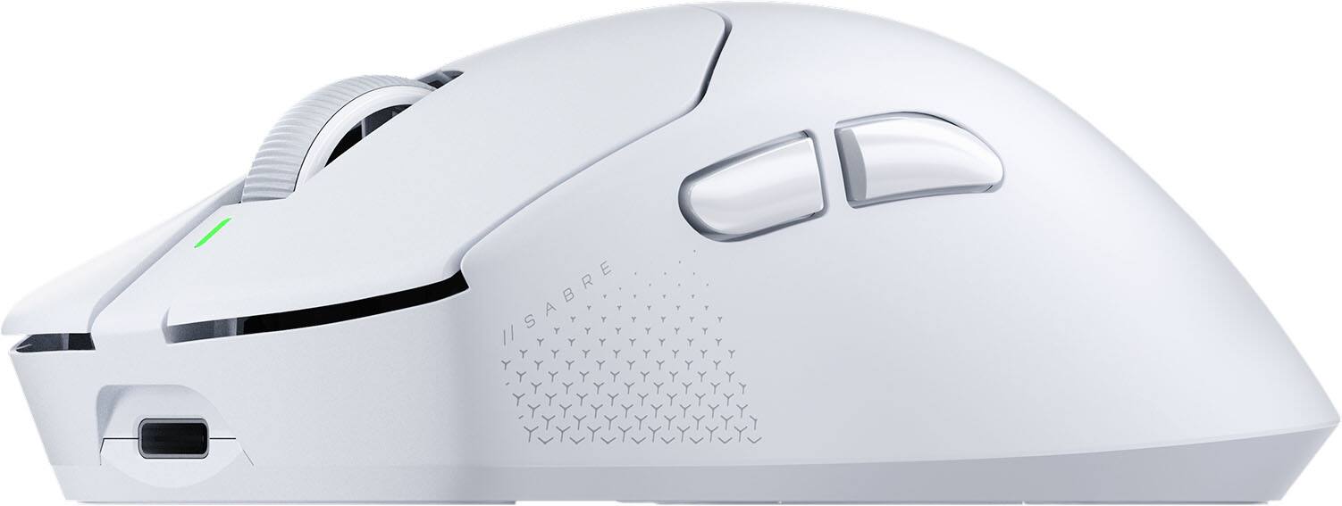 Alt View 31. CORSAIR - SABRE v3 PRO PureVector ULTRALIGHT ERGO 41g Gaming Mouse with Personalized Directional Sensitivity - White.