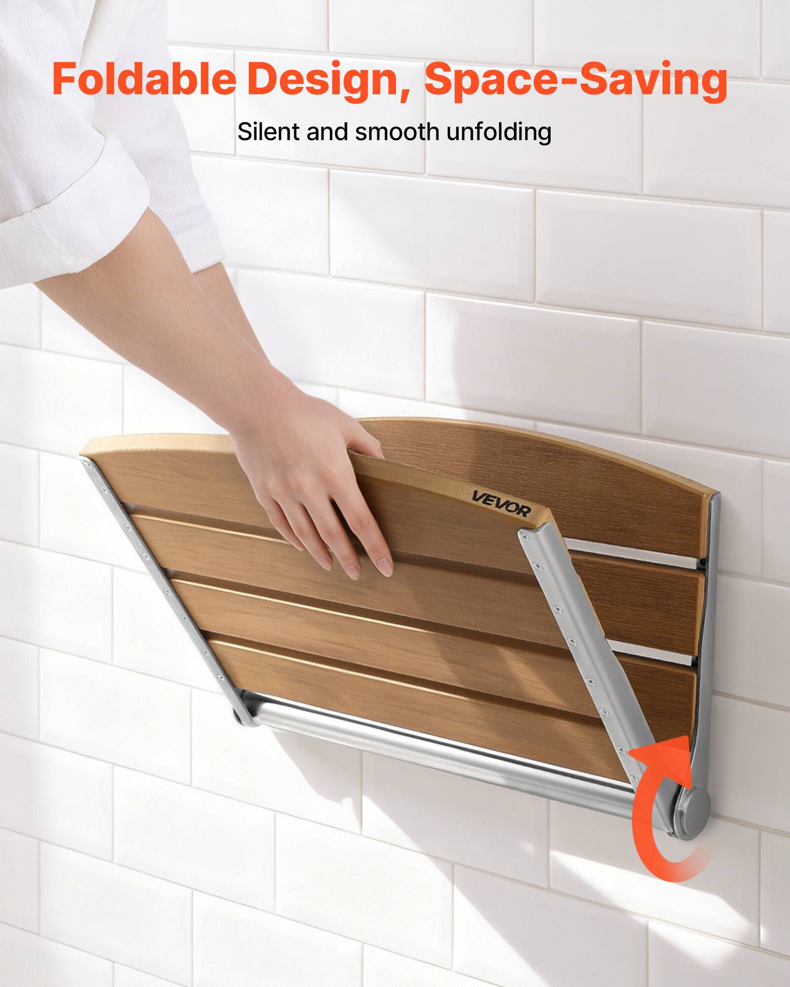 Foldable Design, Space-Saving  
Silent and smooth unfolding