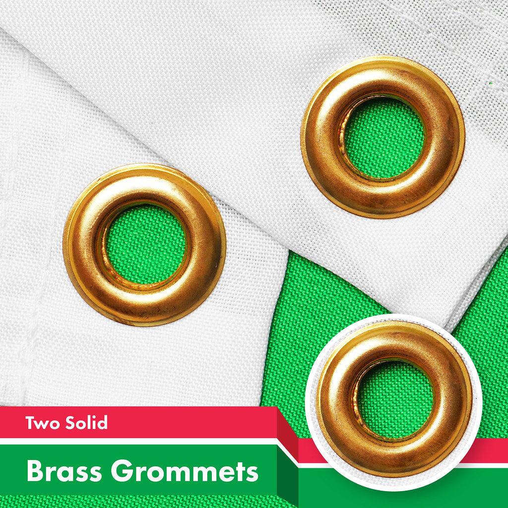 Two Solid Brass Grommets
