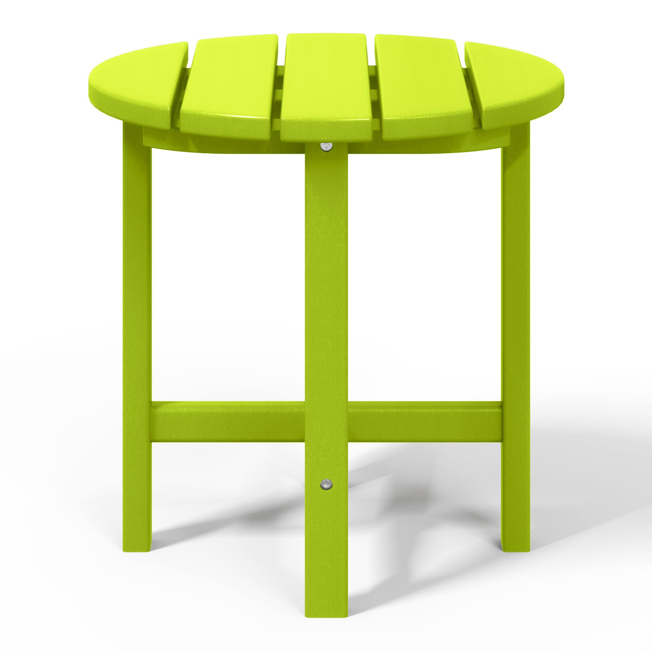 Back. WestinTrends - WestinTrends Dylan Adirondack Round Outdoor Side Table - Lime.