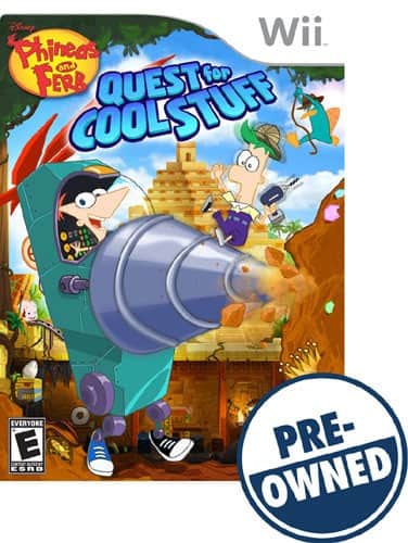 Front. Majesco - Phineas & Ferb: Quest for Cool Stuff - PRE-OWNED.