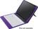 Front. Belkin - QODE Keyboard/Cover Case for iPad Air, - Purple.