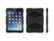 Angle. Griffin - Black/Black Survivor All-Terrain Case + Stand for iPad Air - black.