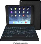 Front Zoom. ZAGG - ZAGGkeys Folio Case and Bluetooth Keyboard for Apple® iPad® Air - Black.