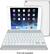 Front. ZAGG - ZAGGkeys Keyboard/Cover Case (Folio) for iPad Air - White.