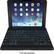 Front. ZAGG - ZAGGkeys Cover and Bluetooth Keyboard for Apple® iPad® Air - Black.
