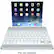 Front. ZAGG - ZAGGkeys Cover and Bluetooth Keyboard for Apple® iPad® Air - White.