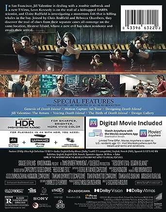 Alt View 1. Resident Evil: Death Island (Steelbook)   - 4K Blu-Ray.