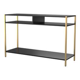 Furniture of America - Mirah Contemporary Metal 3-Shelf Console Table - Black