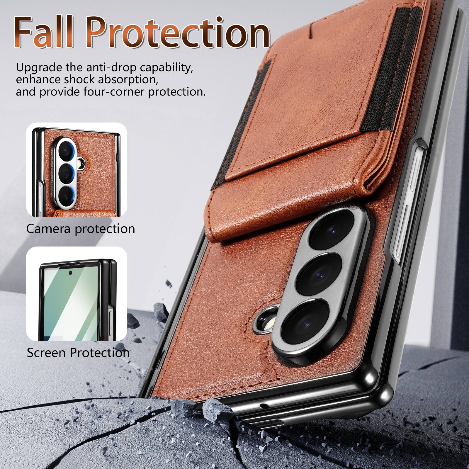 Fall Protection

Upgrade the anti-drop capability, enhance shock absorption, and provide four-corner protection.

Camera protection

Screen Protection