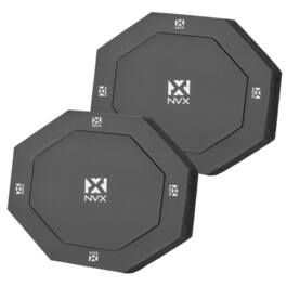 NVX - FRING46 2 Piece Universal 4x6” Self Adhesive Foam Speaker Ring Kit with Foam Base Pad